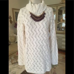 TWH vintage crochet tunic size S